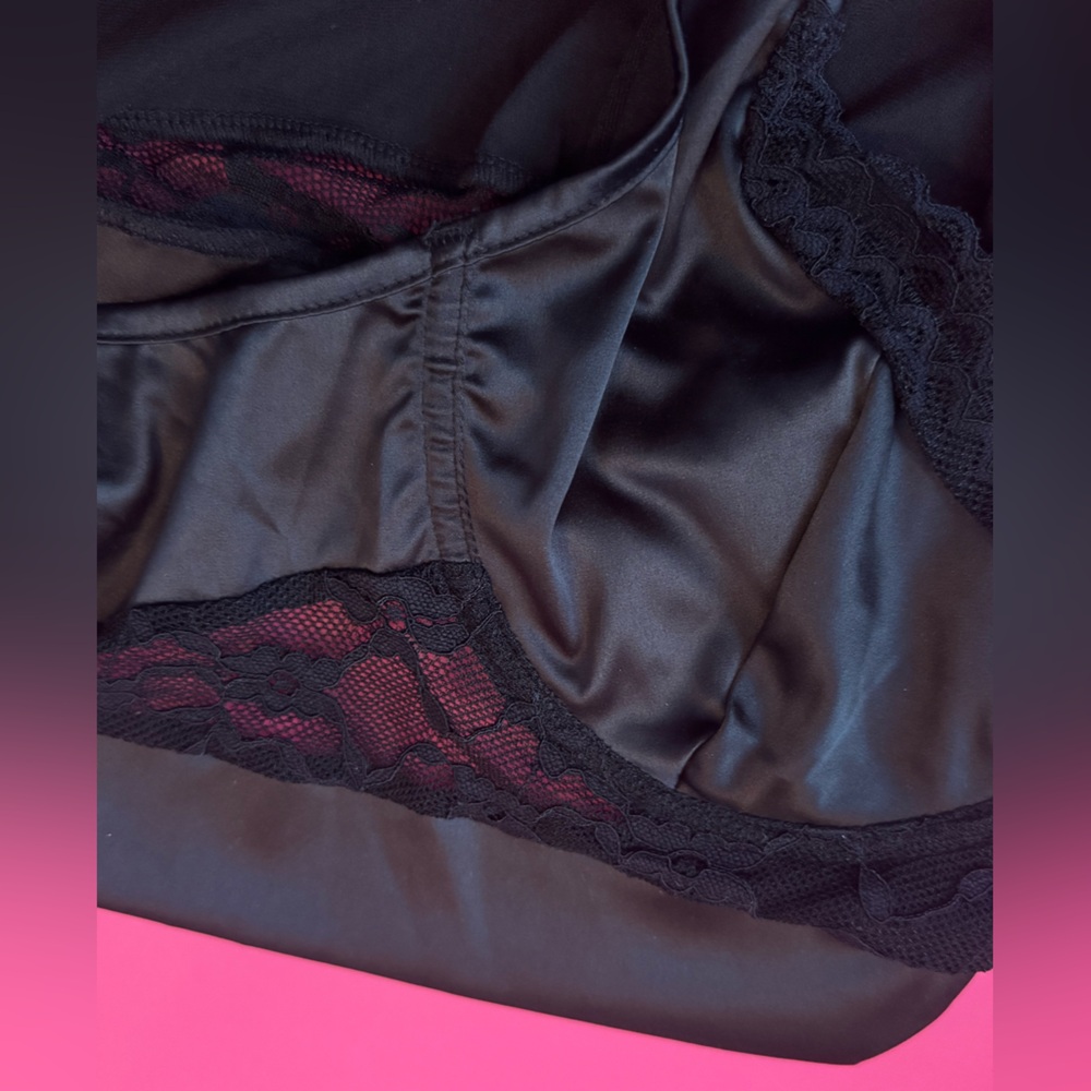 Forplay Satin and Lace Black Bralette - Picture 7 of 8